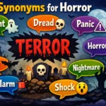 synonyms for horror