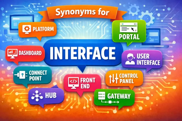 synonyms for interface
