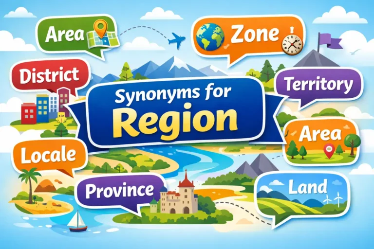 synonyms for region