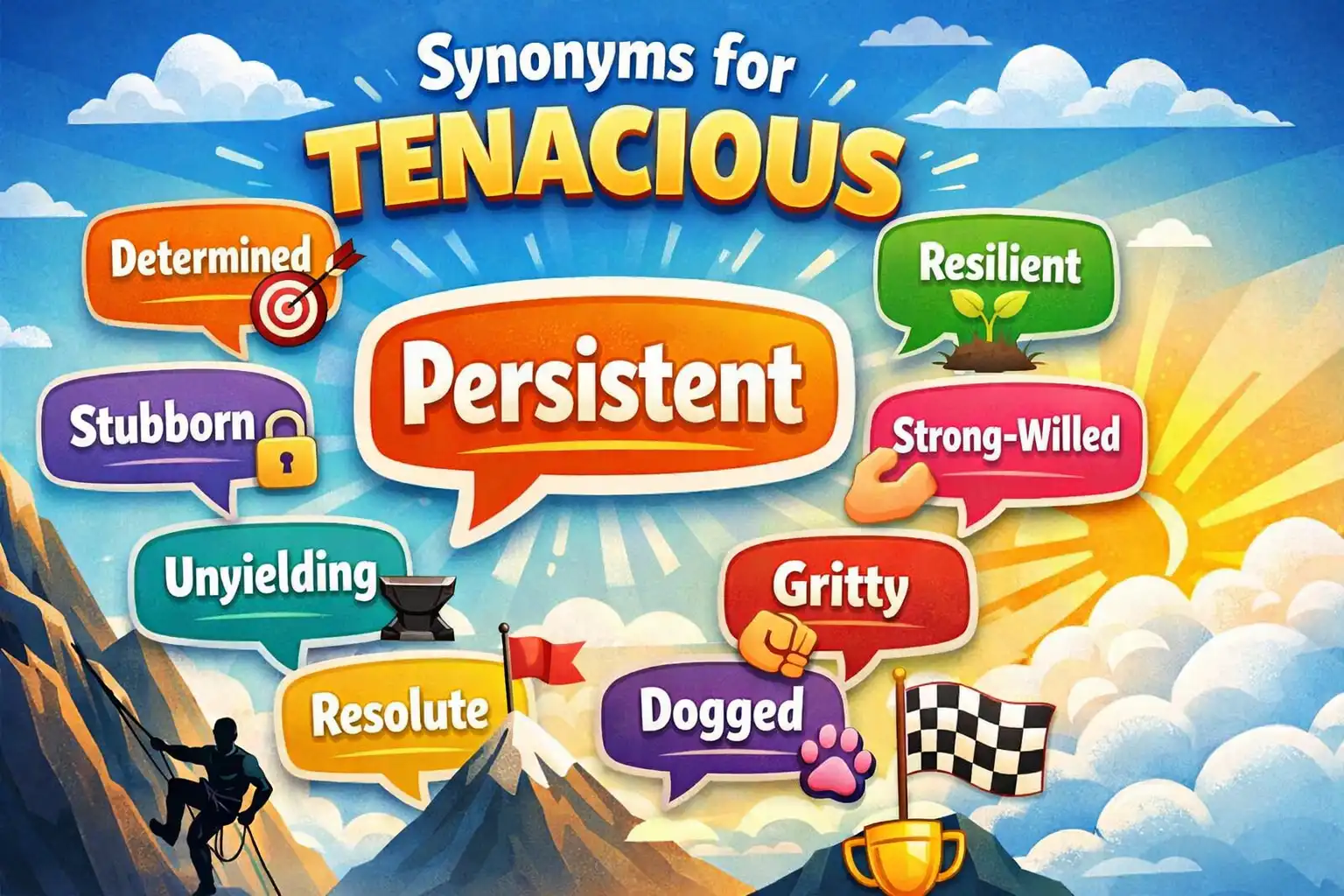 synonyms for tenacious