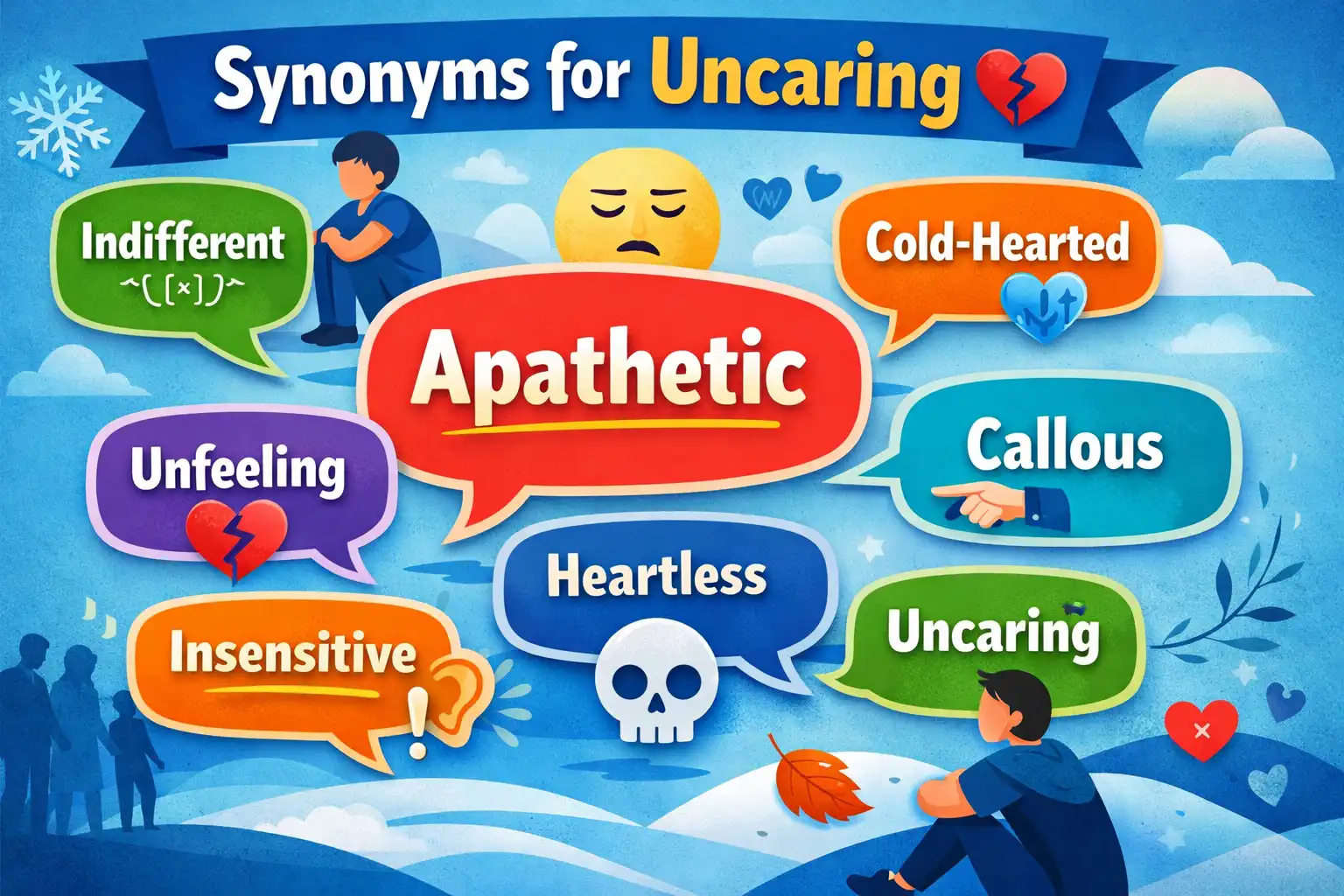 synonyms for uncaring