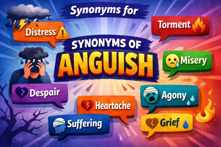 synonyms of anguish