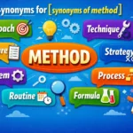 synonyms of method