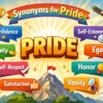 synonyms of pride