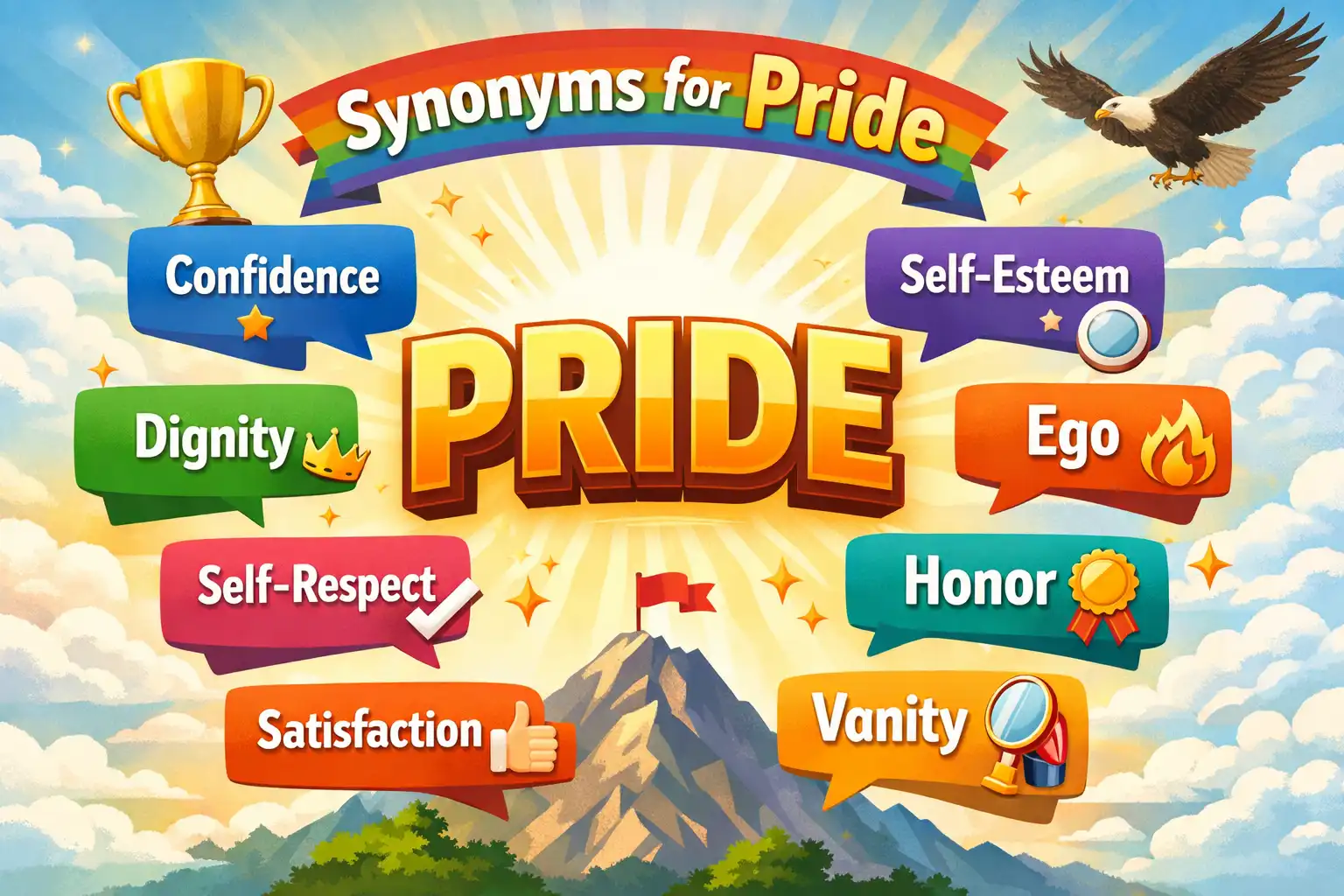 synonyms of pride