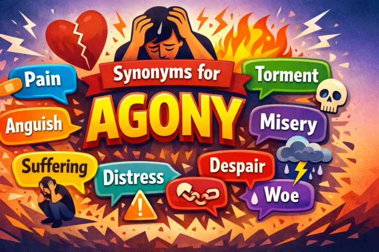 synonyms for agony