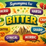 synonyms for bitter