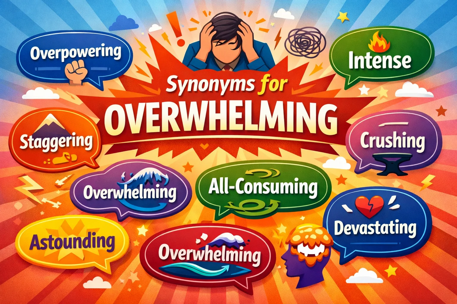 synonyms for overwhelming