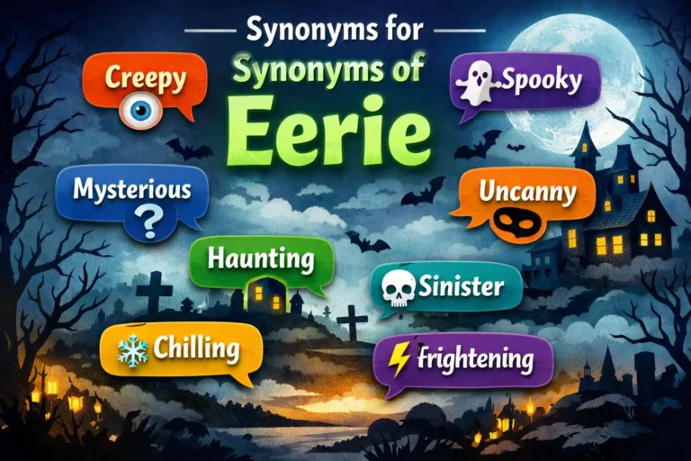 synonyms of eerie
