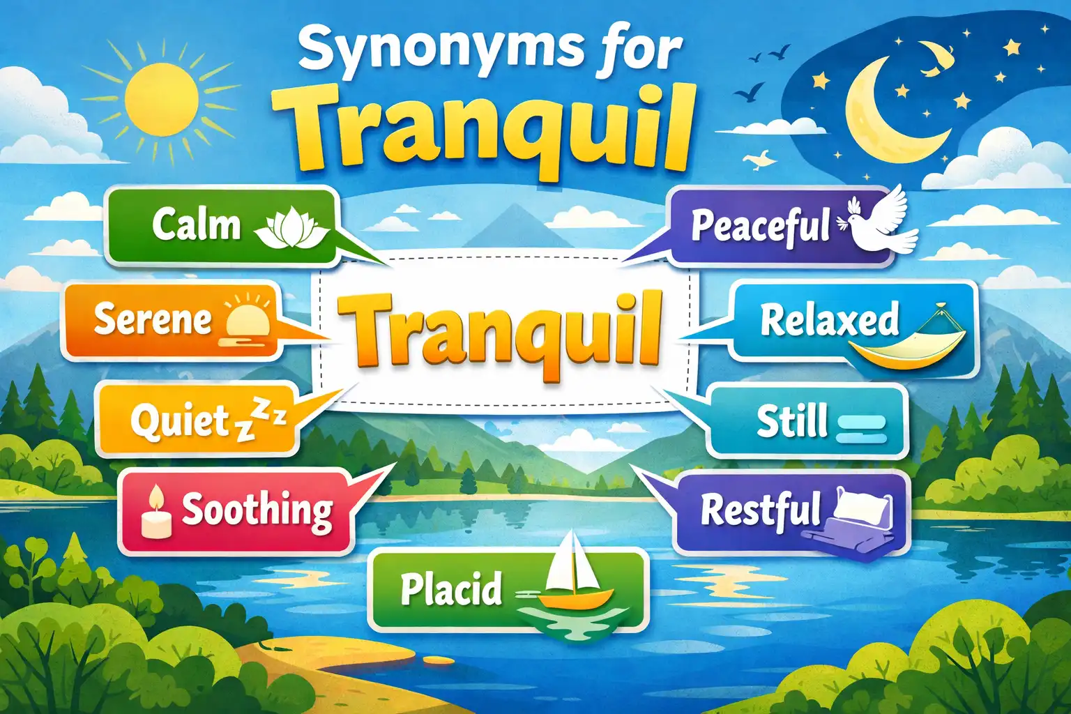 synonyms of tranquil
