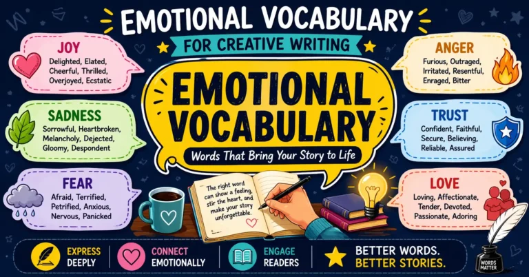 emotional vocabulary for creative writing
