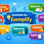 synonyms for exemplify