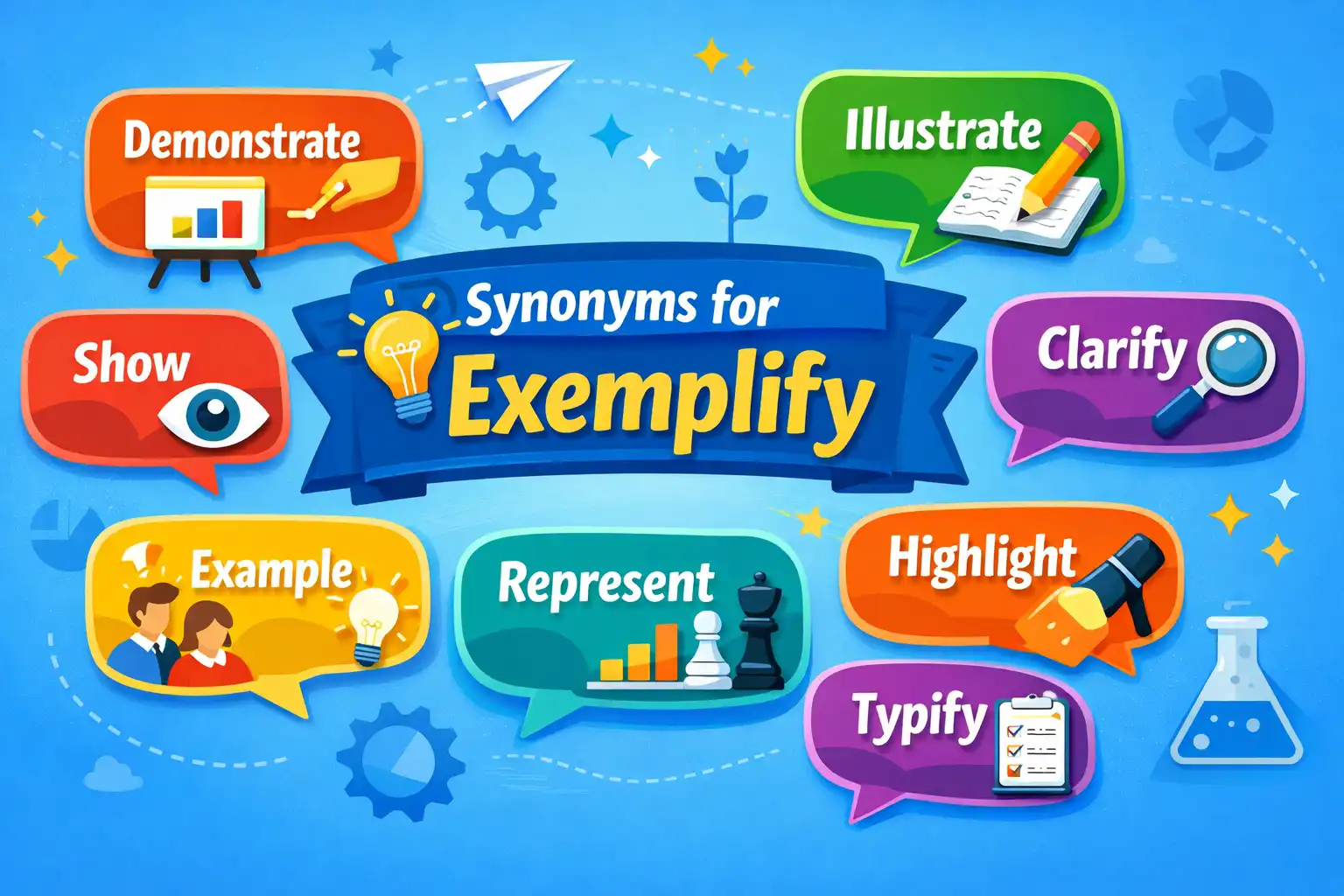 synonyms for exemplify