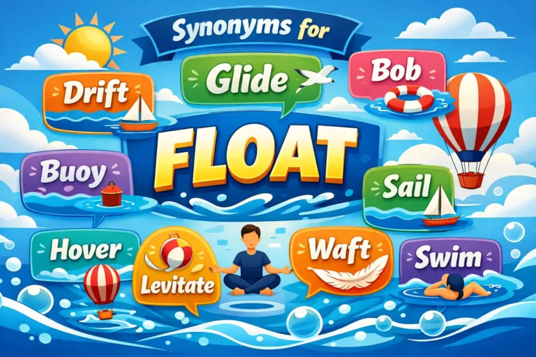 synonyms for float