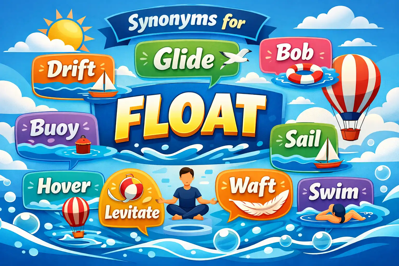 synonyms for float
