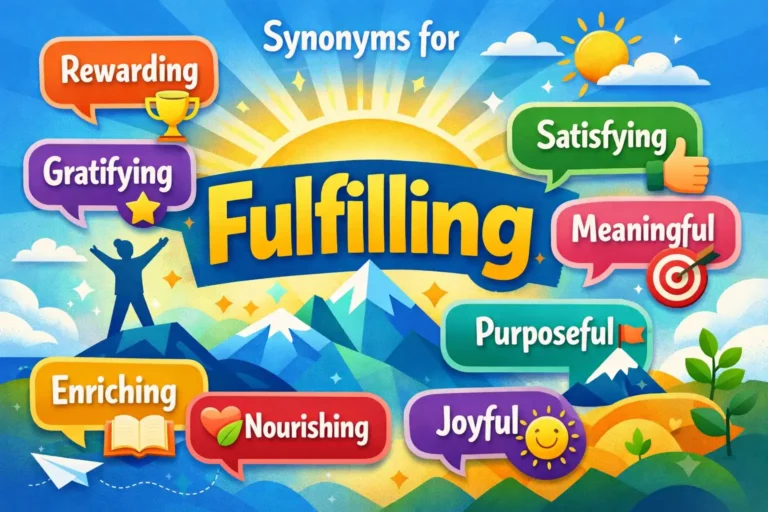synonyms for fulfilling