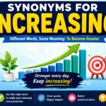 synonyms for increasing