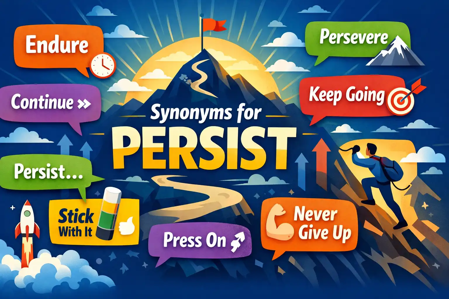 synonyms for persist