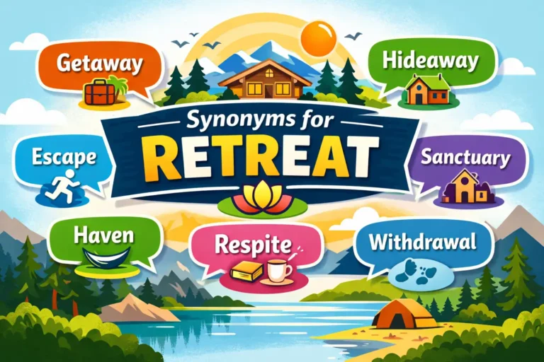 synonyms for retreat
