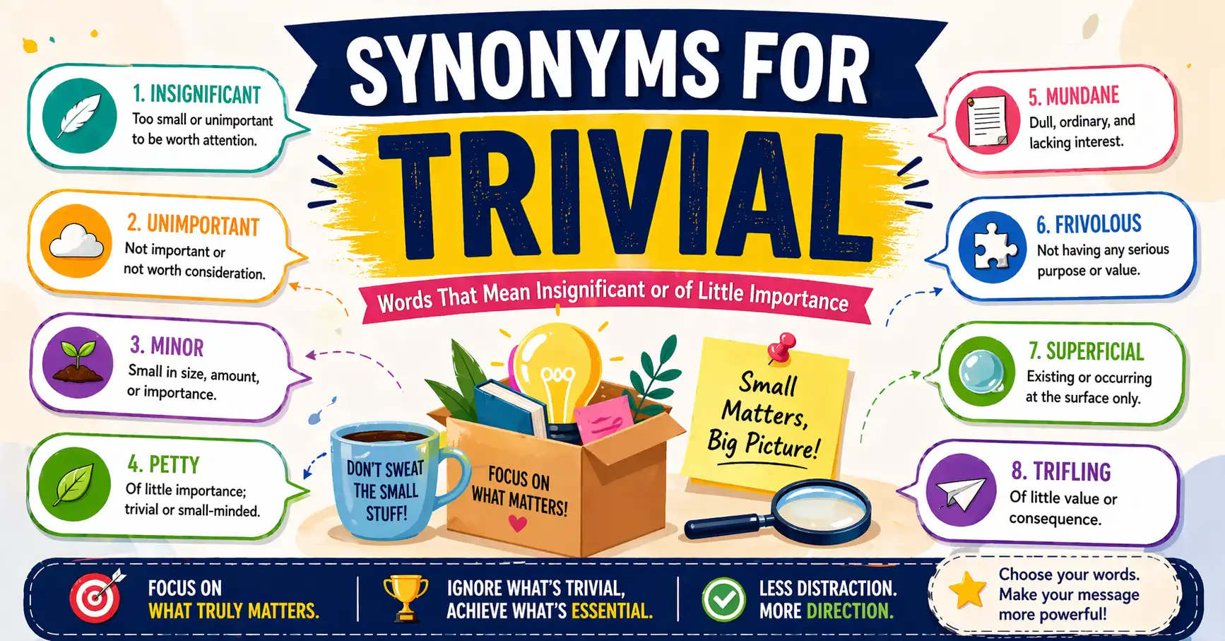 synonyms for trivial