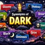 synonyms of dark