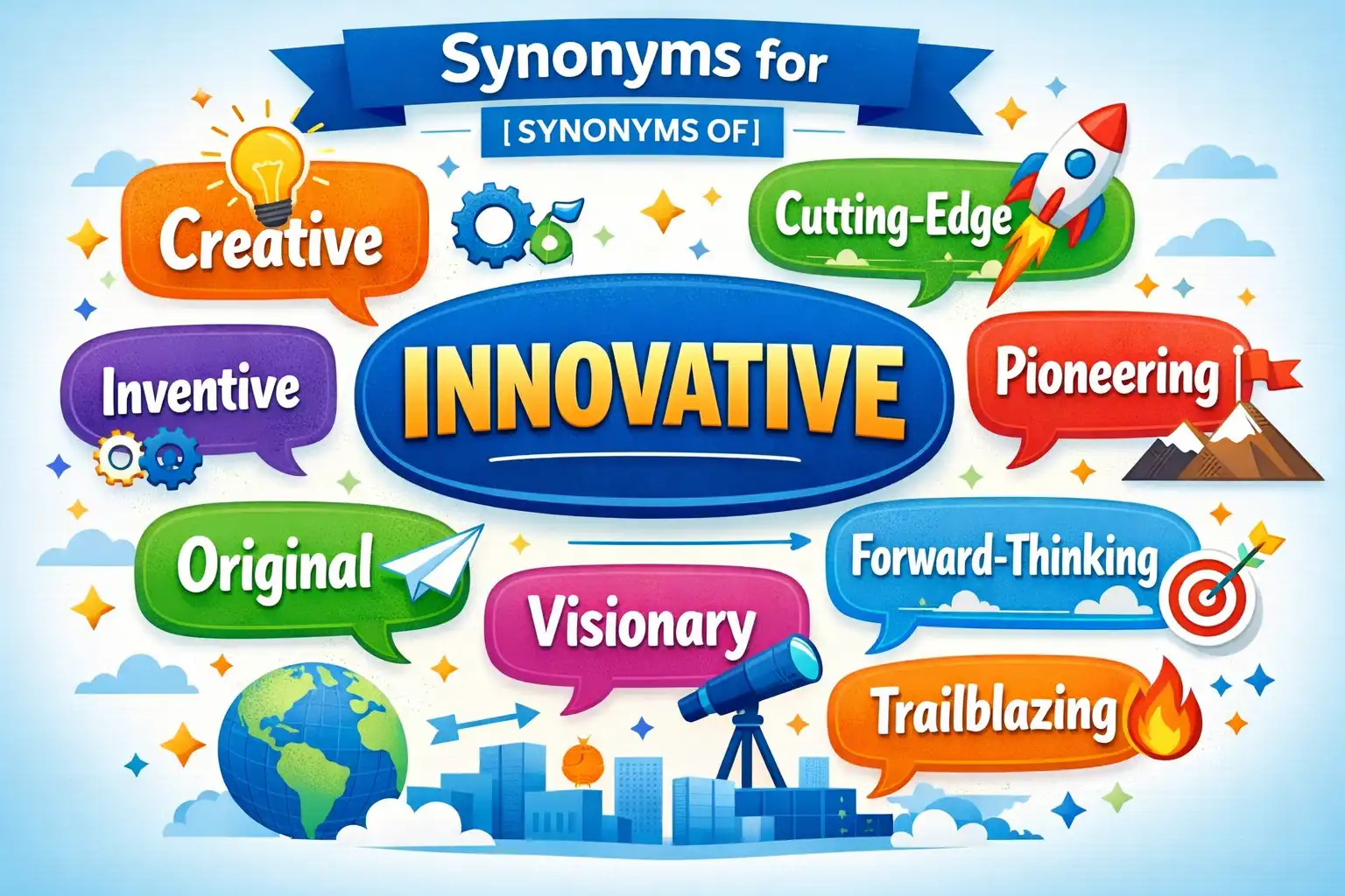synonyms of innovative