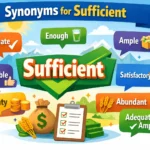 synonyms of sufficient
