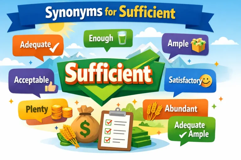 synonyms of sufficient