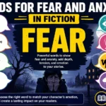 words for fear and anxiety in fiction