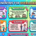 synonyms for overlooked