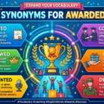 synonyms for awarded