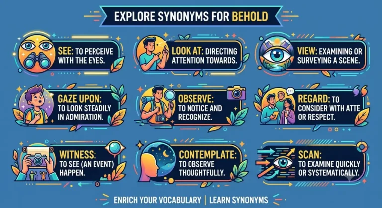 synonyms for behold