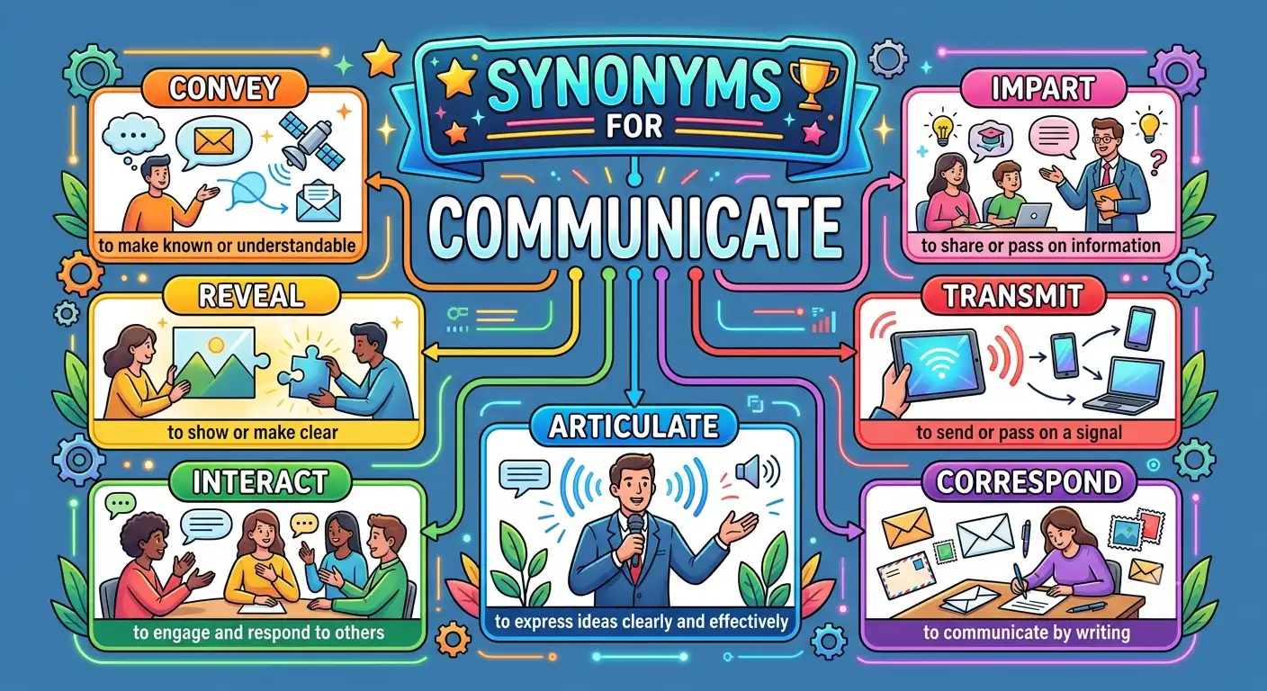 synonyms for communicate