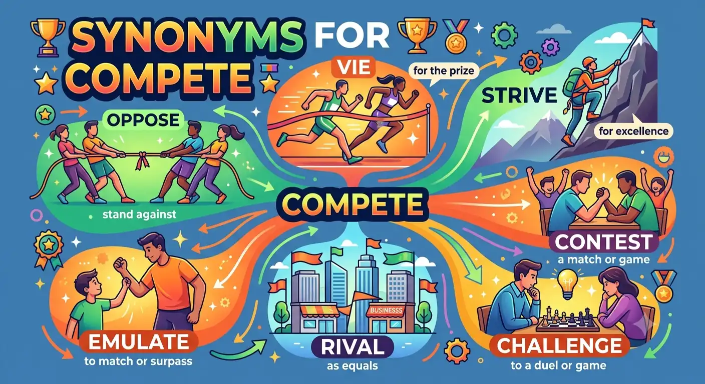 synonyms for compete