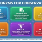 synonyms for conservative