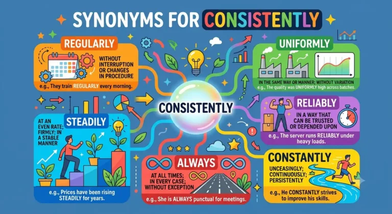 synonyms for consistently