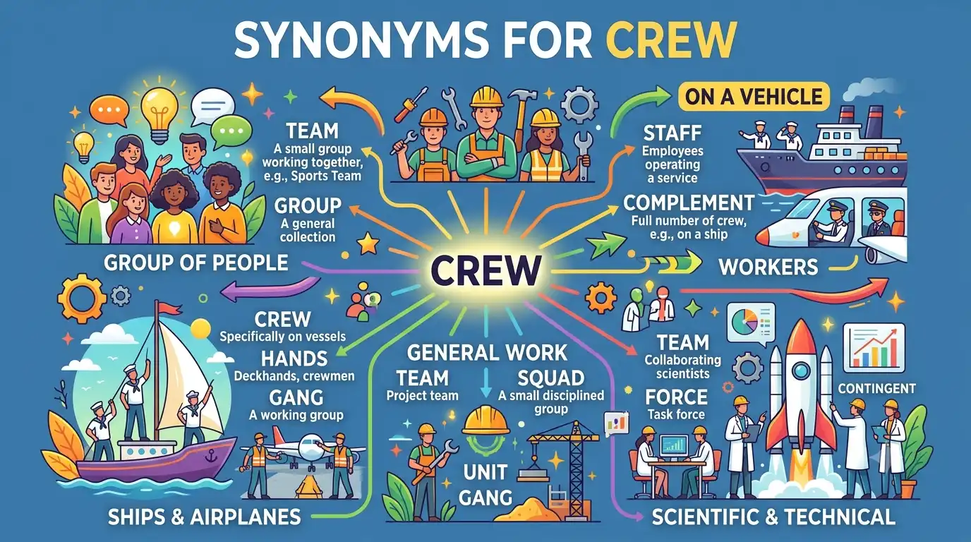 synonyms for crew