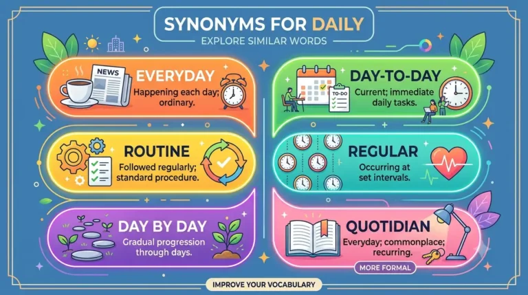 synonyms for daily