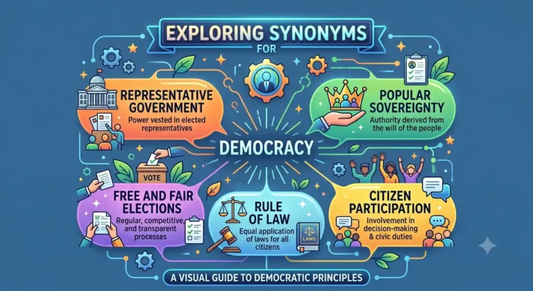 synonyms for democracy