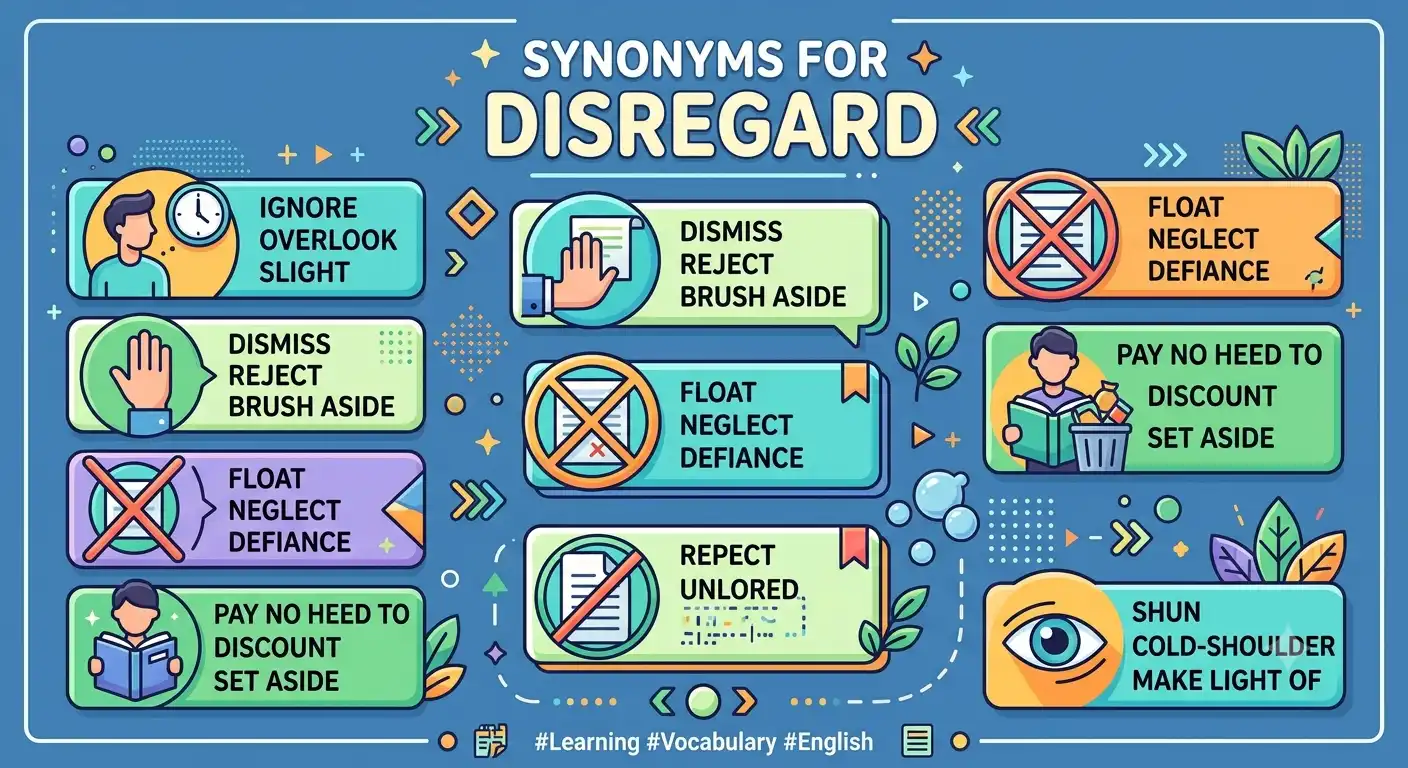 synonyms for disregard