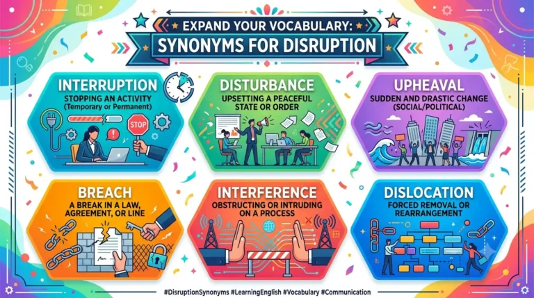 synonyms for disruption