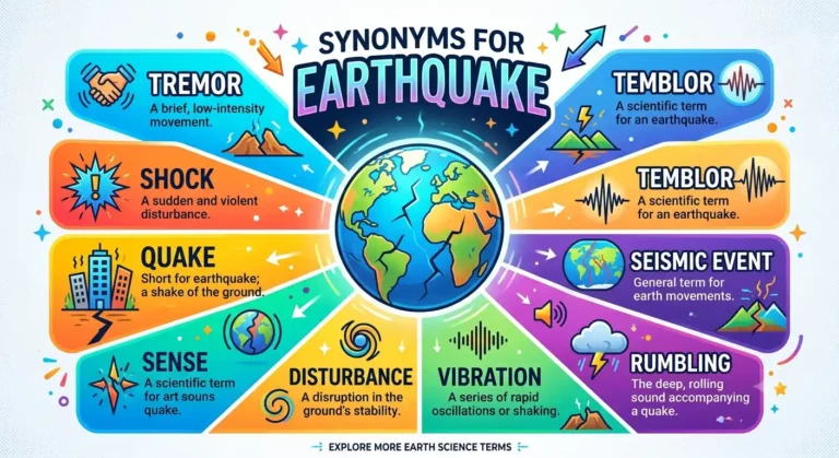 synonyms for earthquake
