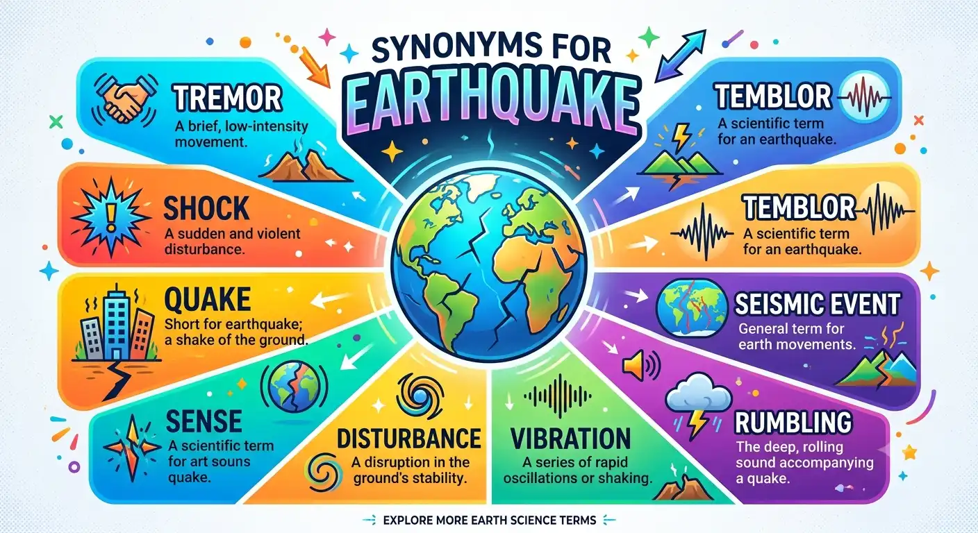 synonyms for earthquake