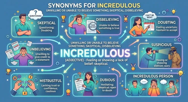 synonyms for incredulous