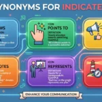 synonyms for indicates