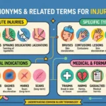 synonyms for injuries