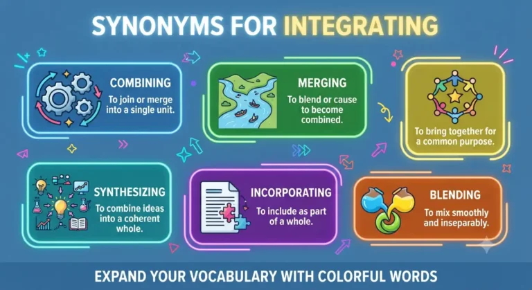 synonyms for integrating