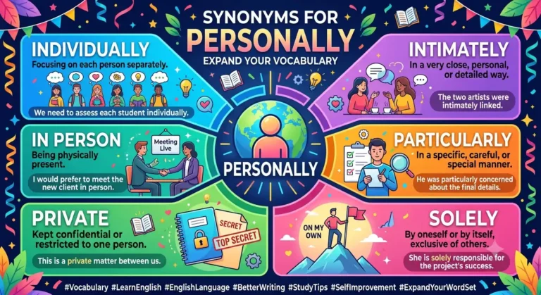 synonyms for personally