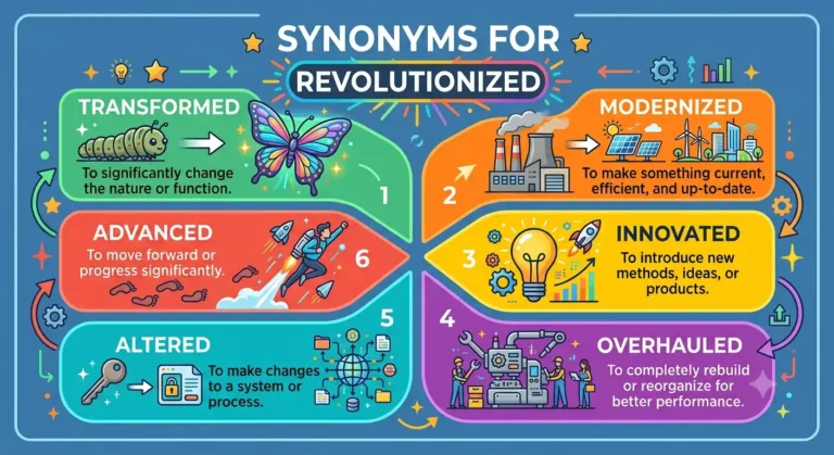 synonyms for revolutionized