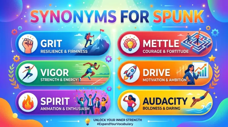 synonyms for spunk